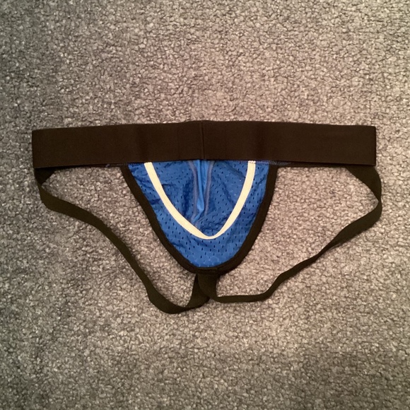 Jockmail, jockstrap, blue , medium - Picture 5 of 5